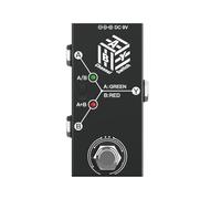 MRNHA Instrumento de Pedal de Guitarra EléCtrica de Canal Selector de LíNea ABY Universal Efector de Guitarra SeleccióN de LíNea de Doble Canal ABY
