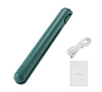 MRNHA Mini Plancha de Pelo PortáTil Cable USB para Rectas y Rizadas de Doble Uso Planchas de Rizado para Estudiantes Verde