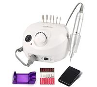 MRNHA Pulidora de Manicura Tipo Pluma EléCtrica Aparato de MáQuina de Manicura Profesional para Kit de Manicura y Pedicura de UñAs EléCtrica - Enchufe de la UE