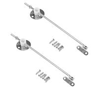 MroMax - 1 x 2 x 4 x 8 x Muebles de hogar redondos con tapa de soporte para muebles, bisagra de apertura de puerta, tapa de cierre suave, bisagras de apoyo para levantamientos