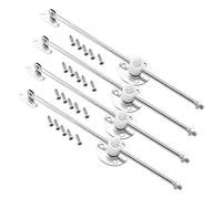 MroMax - 1 x 2 x 4 x 8 x Muebles de hogar redondos con tapa de soporte para muebles, bisagras abatibles, bisagra de apertura de puerta, tapa de cierre suave, bisagras de apoyo para levantamientos