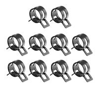 MroMax 10 abrazaderas de manguera de banda de resorte de 12 mm de diámetro interior, para manguera de 12.5-13.2 mm OD, clip de manguera de resorte para línea de combustible, abrazadera de tubo de