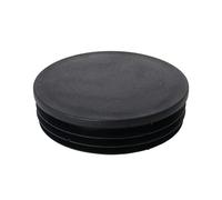 MroMax 100 mm Tapa protectora, tapa de tubo para el suelo, tapón para tubo, tubo de drenaje, negro