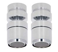 MroMax 2 piezas aireadores de grifo de 19mm hembra universales, boquilla de aireador de grifo, pieza de repuesto para baño, lavabo, cocina, fregadero, grifo, bidé