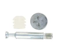 MroMax - 20 clavijas de 6 x 25 mm con tuerca preinsertada para conexión lateral de muebles