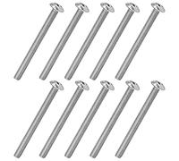 MroMax - 30 tornillos de cabeza cruzada M3 x 5 mm para pomo de gabinete cajón tirador de acero inoxidable 304