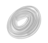 MroMax 3000 mm sin marco de vidrio para puerta de ducha, sello lateral inferior de la puerta, tira de goma de silicona tipo H para vidrio de 1/4 pulgadas, 1 pieza