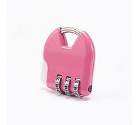 MroMax - Candado de combinación de 3 dígitos, 40 mm de altura, grillete de aleación de zinc, color rosa