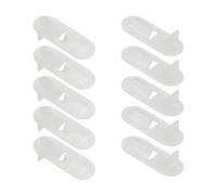 MroMax Clavijas de soporte de estante de plástico, 7 mm, con bloqueo de estante, clips de estante de gabinete, soporte de estante Hoder Peg, para muebles de cocina, suministros de estantería, color