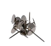 MroMax Clavos de tapicería de 19 mm x 30 mm, cabeza plana, clavos para muebles, sofá, cabeceros, 100 unidades