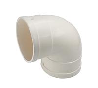 MroMax - Conector de acoplamiento para codo de 110 mm, 90 grados, para uso doméstico o industrial