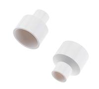 MroMax Conector de acoplamiento reductor de PVC de 40 mm x 20 mm de diámetro interior, 2 unidades