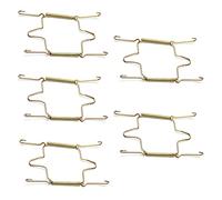 MroMax - Gancho para colgar platos (6 a 12 pulgadas, chapado en zinc, invisible, para pared