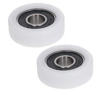 MroMax - Juego de 2 rodamientos de bolas de 6 x 30 x 9 mm, color blanco