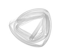 MroMax - Junta de sellado para puerta de ducha de cristal sin marco, 2000 mm, goma de silicona tipo U para vidrio de 0,95 cm (1 unidad)