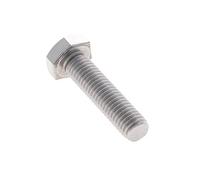 MroMax M10 - Perno de cabeza hexagonal para mano izquierda M10-1,5 x 40 mm, UNC 304, tornillos hexagonales de rosca inversa