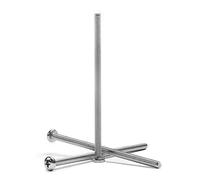 MroMax M5 x 35 mm Tornillos de máquina de acero inoxidable cabeza de tornillo con cruz empotrada Phillips Drive para gabinete cajón pomo tirador 10 piezas