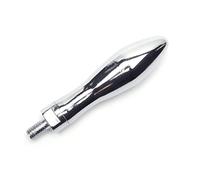 MroMax - Mango giratorio M8 x 12 mm de rosca macho de acero inoxidable para fresadora, tono plateado