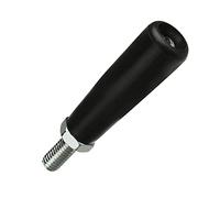 MroMax Manivela giratoria M8 x 15 mm, mango roscado, mango de plástico y metal, para máquina de carpintería, fresadora, máquina de torno, piezas de repuesto de maquinaria, 1 unidad