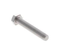 MroMax Perno de cabeza hexagonal M8 para mano izquierda M8-1,25 x 20 mm, UNC 304, tornillos hexagonales de rosca inversa, 2 unidades