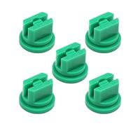 MroMax Punta de pulverización plana para ventilador, boquilla de plástico de 110 grados, apertura de 0,15 mm para pulverizador de mochila, equipo de pulverización de jardín, 5 unidades (verde)