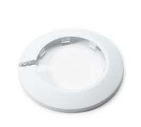 MroMax Se adapta a cubierta de tubo de plástico blanco de polipropileno de 63 mm, 1 brida de 63 mm, escudo de decoración de radiador, tapa a presión para drenaje de fregadero y tuberías de ventilación
