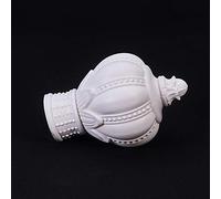 MroMax - Tapa para barra de cortina (plástico, 28 mm de diámetro, 100 mm, 2 unidades)