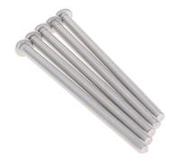 MroMax Tornillos de máquina M5 x 90 mm, tornillos Phillips de cabeza plana de acero inoxidable 304, 5 unidades