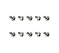 MroMax Tornillos de máquina M6 x 12 mm, M6 x 10 mm, tornillos Phillips de cabeza plana de acero inoxidable 304, 10 unidades