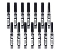 MROOFUL 14 tubos de repuesto para minas de lápiz de 1,3 mm, HB, 14 tubos que contienen 12 minas cada uno, minas de repuesto de repuesto para portaminas (1,3 mm)