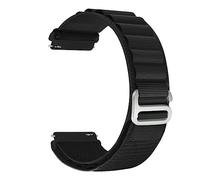 MroTech Alpine - Correa de repuesto de nailon, 22 mm, compatible con Samsung Galaxy Watch 3 45 mm/Galaxy Watch 46 mm 2019/Gear S3 Frontier/S3 Classic, color negro, 22mm