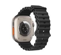 MroTech Compatible con Apple Watch Correa Ultra2/Ultra 49 mm 46 mm 45 mm 44 mm 42 mm Correa de silicona Ocean Soft Sport Correa de repuesto para iWatch Serie 10 9 8 7 6 5 4 3 2 1 SE SE2 Correa de