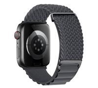MroTech Correa trenzada Alpine Loop compatible con Apple Watch, 41 mm, 42 mm, 40 mm, 38 mm, elástica, de nailon, para iWatch SE Serie 10 9 8 7 6 5 4 3 2 1, correa deportiva, gris, 38mm/40mm/41mm/42mm