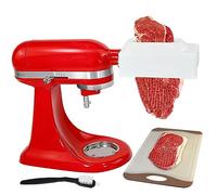 MROTIGRIL - Accesorio eléctrico para ablandador de carne para todos los mezcladores de soporte KitchenAid, accesorio KitchenAid, ablandador de carne con engranajes de acero inoxidable, herramienta