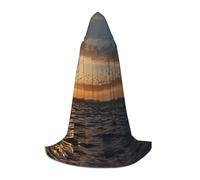 MROWYC Capa de cosplay con estampado de pájaros volando al sur, adecuada para fiestas de vacaciones, actuaciones, convenciones de anime