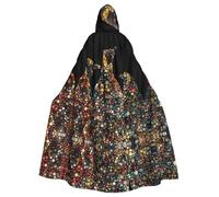 MROWYC Capas coloridas con estampado de pingüino de puntos, disfraces de Halloween, carnaval, cosplay, capas que se transforman en foco de fiesta