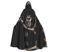 MROWYC Capas estampadas de búho nocturno - Disfraces de Halloween, carnaval, cosplay, capas que se transforman en foco de fiesta