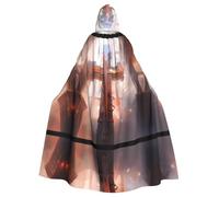 MROWYC Capas estampadas de crucifixión - Disfraces de Halloween, carnaval, cosplay, capas que se transforman en foco de fiesta