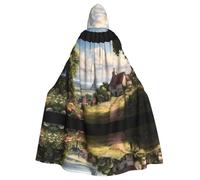 MROWYC Capas estampadas de cuento de hadas, disfraces de Halloween, carnaval, cosplay, capas que se transforman en foco de fiesta