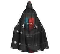 MROWYC Capas estampadas de La ecuación del amor: disfraces de Halloween, carnaval, cosplay, capas que se transforman en foco de fiesta