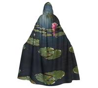 MROWYC Capas estampadas The tranquility of water lilies - Disfraces de Halloween, carnaval, cosplay, capas que se transforman en foco de fiesta