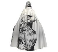 MROWYC Sketch of an Eagle - Capas estampadas para Halloween, carnaval, cosplay, capas que se transforman en foco de fiesta