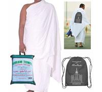 MRPASHA Ehram para Hayy y Umrah para Hombre, Toallas de Dos Piezas Ahram Ehram Ihram