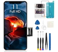 MrR.OMW Pantalla de repuesto para iPhone 11 de 6.1 pulgadas, Full HD, pantalla táctil 3D, digitalizador de pantalla LCD (para modelo A2111, A2223, A2221) con kits de reparación y protector de pantalla