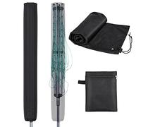 Mrrihand Funda para Tendederos Tipo Paraguas de 200 cm, Funda para Tendedero 420D, Tejido Impermeable, Revestimiento Interior Plateado, Cubierta Anti-UV, para Sombrilla Pequeña