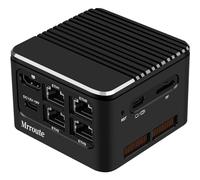 Mrroute MR-M1 Plus Mini Router Alder Lake i3-N305, 8C/8T, hasta 3.8 GHz, 16G RAM sin SSD, Type-C/HDMI 4K Dual Display, 4 puertos LAN i226-V 2.5GbE/USB3.1 Gen2, PC Linux/Ubuntu