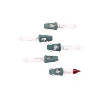 MRS CHRISTMAS 4 Clear Push In Spare Bulbs 2.4v 0.45w & 1 Flasher Bulb (SB240) [Kitchen & Home]