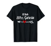 Mrs. Garcia Mr. Garcia A Juego Pareja Casados Matrimonio Camiseta
