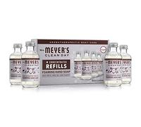 Mrs. Meyer'S Clean Day Recambios concentrados con jabón de espuma para manos, 4 repuestos concentrados (2 onzas cada uno), aroma de lavanda, hace 40 onzas de jabón líquido, jabón líquido de 220 ml