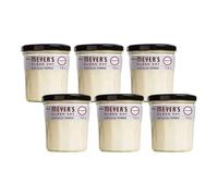 Mrs. Meyer's Clean Day velas de soja, lavanda, tarros de vidrio de 7.2 onzas (paquete de 6)